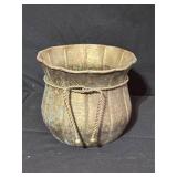 Metal Planter with Rope Detail, Made in India