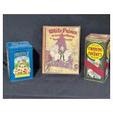 Collectible Tins and Childrenï¿½s Book Lot