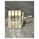 Vintage Telephone Magneto Hand Crank Generator