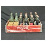 Coca-Cola Wooden Crate with Bottles