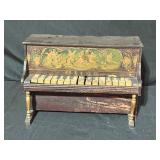 Decorated Wooden Toy Piano