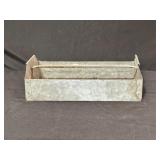 Galvanized Metal Storage Tray