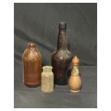 Four Vintage Bottles