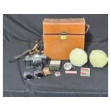 Canon AT-1 Camera and Polaroid Accessories Set