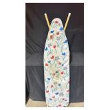 Folding Ironing Board with Floral Cover