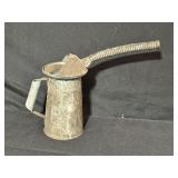 Metal Oil Funnel with Spout and Handle
