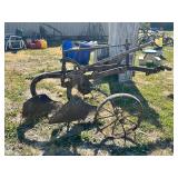 Antique Two-Bottom Horse-Drawn Plow
