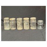 Six Ball Canning Jars