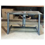 Bellï¿½O Glass and Metal TV Stand