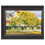 Hand Embroidered Scene from Vietnam