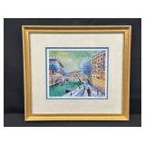 Seriolithograph of Venice by Jean-Claude Picot