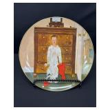 Norman Rockwell The Truth About Santa' Plate