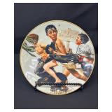 Norman Rockwell The Streaker' Plate
