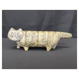 Ceramic Cat Figurine