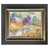 Charlie Adams Pastoral Oil Painting