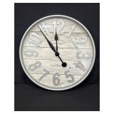 Large Sterling and Noble Wall Clock