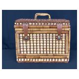Wicker Picnic Basket with Accessories