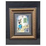 Watercolor of Dancing Partners from Argentina