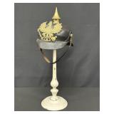 Prussian Pickelhaube Helmet with Brass Emblem