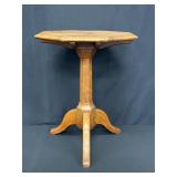 Wooden Octagonal Pedestal Table