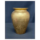 Gold-Toned Decorative Ceramic Vase