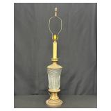 Vintage Pressed Glass Table Lamp