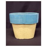 Two-Tone Ceramic Flower Pot