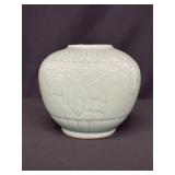 Ceramic Vase with Fish Motif