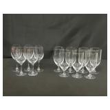 Wine Glasses and Water Goblets