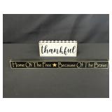 Decorative Wooden Signs