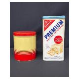 Vintage Metal Tin Containers