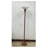 Floor Lamp with Frosted Glass Shade