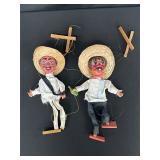 Handmade Marionettes with Hats