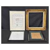 Four Assorted Picture Frames