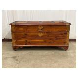 Cedar Trunk with Brass Accents and Handles