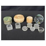 Decorative Boxes and Glass Items