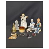 Figurines and Stained Glass Set