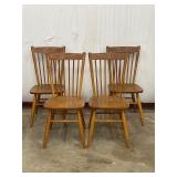 Four Dinaire Wooden Chairs