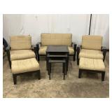 Outdoor Furniture Set With Nesting Tables