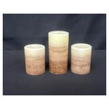 Three Pillar Candles