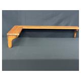 Wooden Corner Shelf for Wall Display