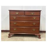 Mahogany Chest with Brass Hardware