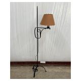 Black Wrought Iron Floor Lamp With Shade