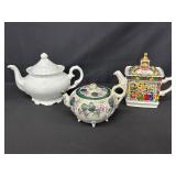Three Decorative Teapots