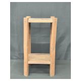 Wooden Two-Tiered Small Stand