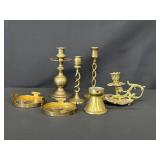 Brass Candleholders and Accessories