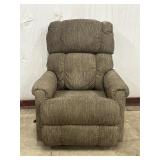 Brown Upholstered Recliner Chair