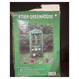 4-Tier Greenhouse with Steel Frame