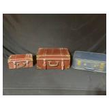Three Vintage Suitcases
