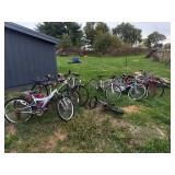 Bicycles in Various Styles